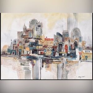 “Sonora” Mexico by Carole Myers, Art Giclee of painting American Waterco…